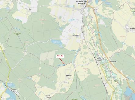 Prodej - pozemek, les, 9 131 m²