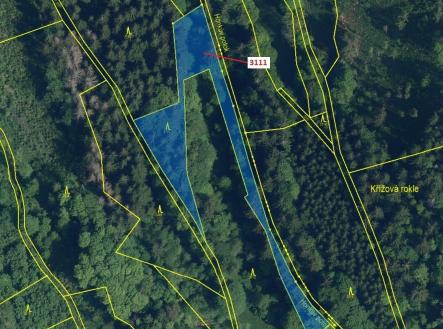 Prodej - pozemek, les, 2 958 m²