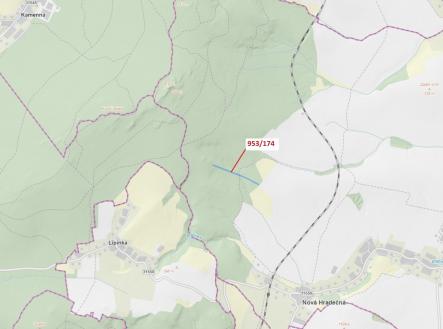 Prodej - pozemek, les, 6 275 m²