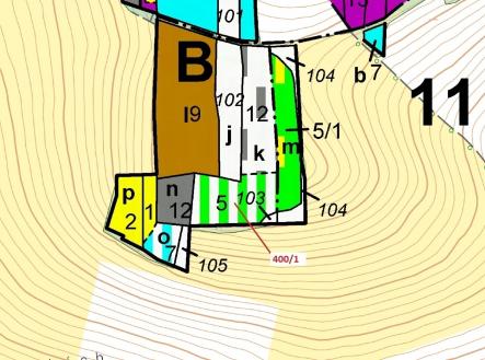 Prodej - pozemek, les, 3 965 m²