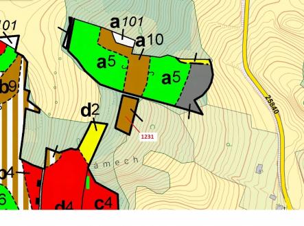 Prodej - pozemek, les, 1 462 m²