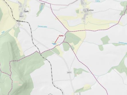 Prodej - pozemek, les, 3 972 m²