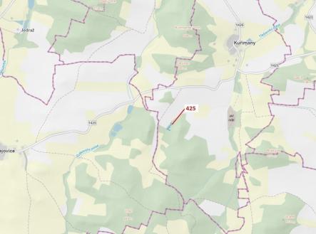 Prodej - pozemek, les, 1 719 m²