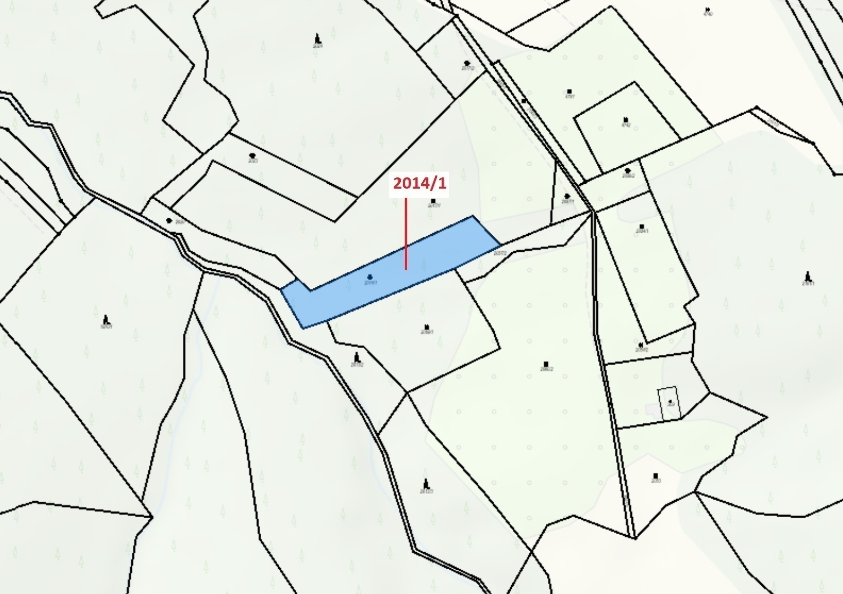 Ostatní plocha o výměře 1786 m2, podíl 1/1, katastrální území Slopné, obec Slopné, obec s rozšířenou