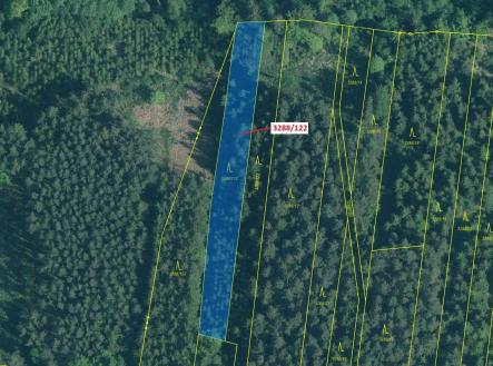 Prodej - pozemek, les, 1 942 m²