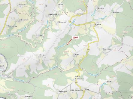 Prodej - pozemek, les, 198 m²