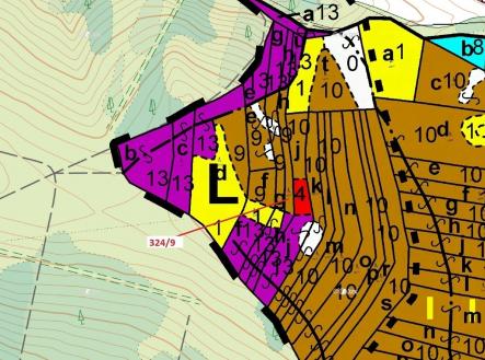 Prodej - pozemek, les, 1 978 m²