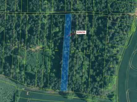 Prodej - pozemek, les, 1 630 m²