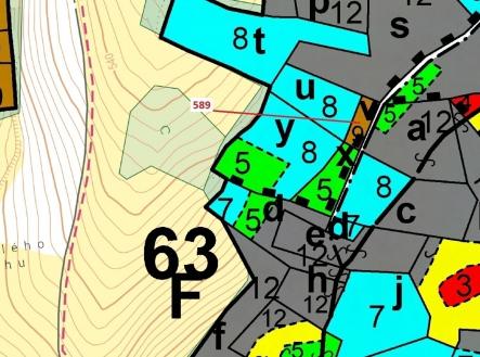 Prodej - pozemek, les, 713 m²