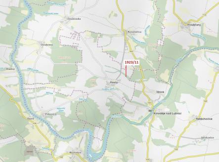 Prodej - pozemek, les, 323 m²