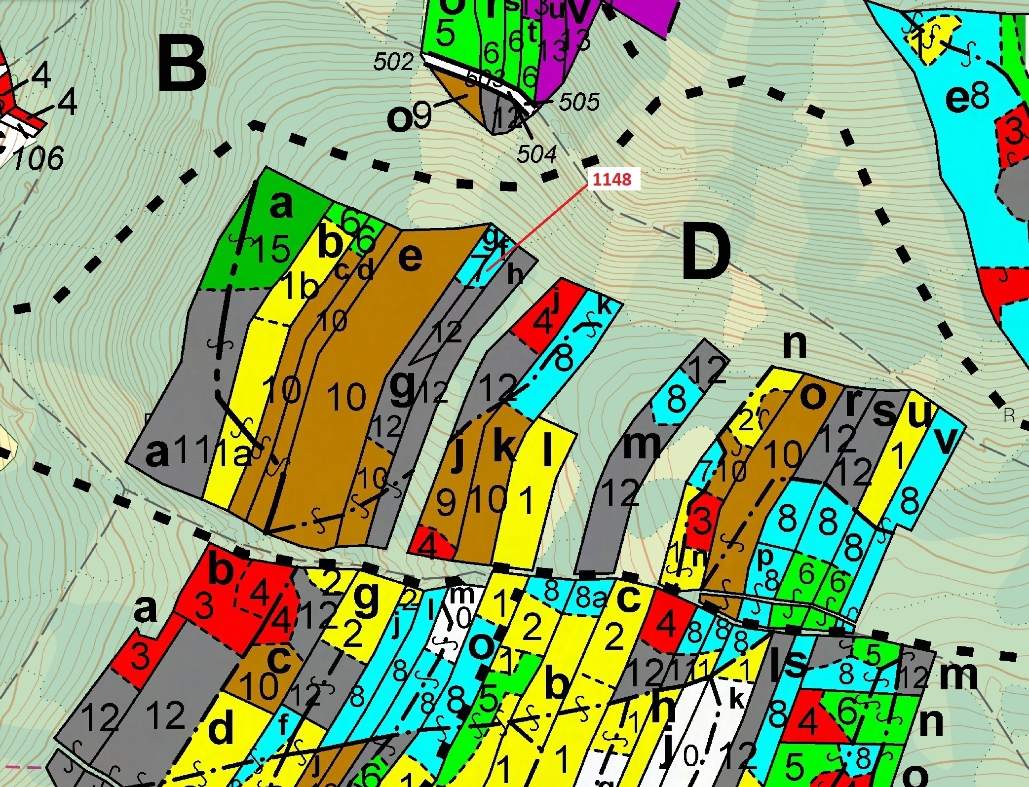 Lesní pozemek o výměře 1105 m2, podíl 1/1, katastrální území Vilice, obec Vilice, obec s rozšířenou 