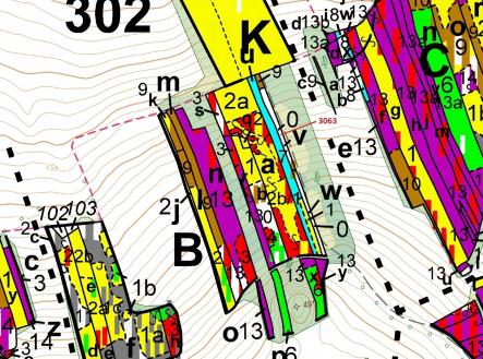 Prodej - pozemek, les, 703 m²