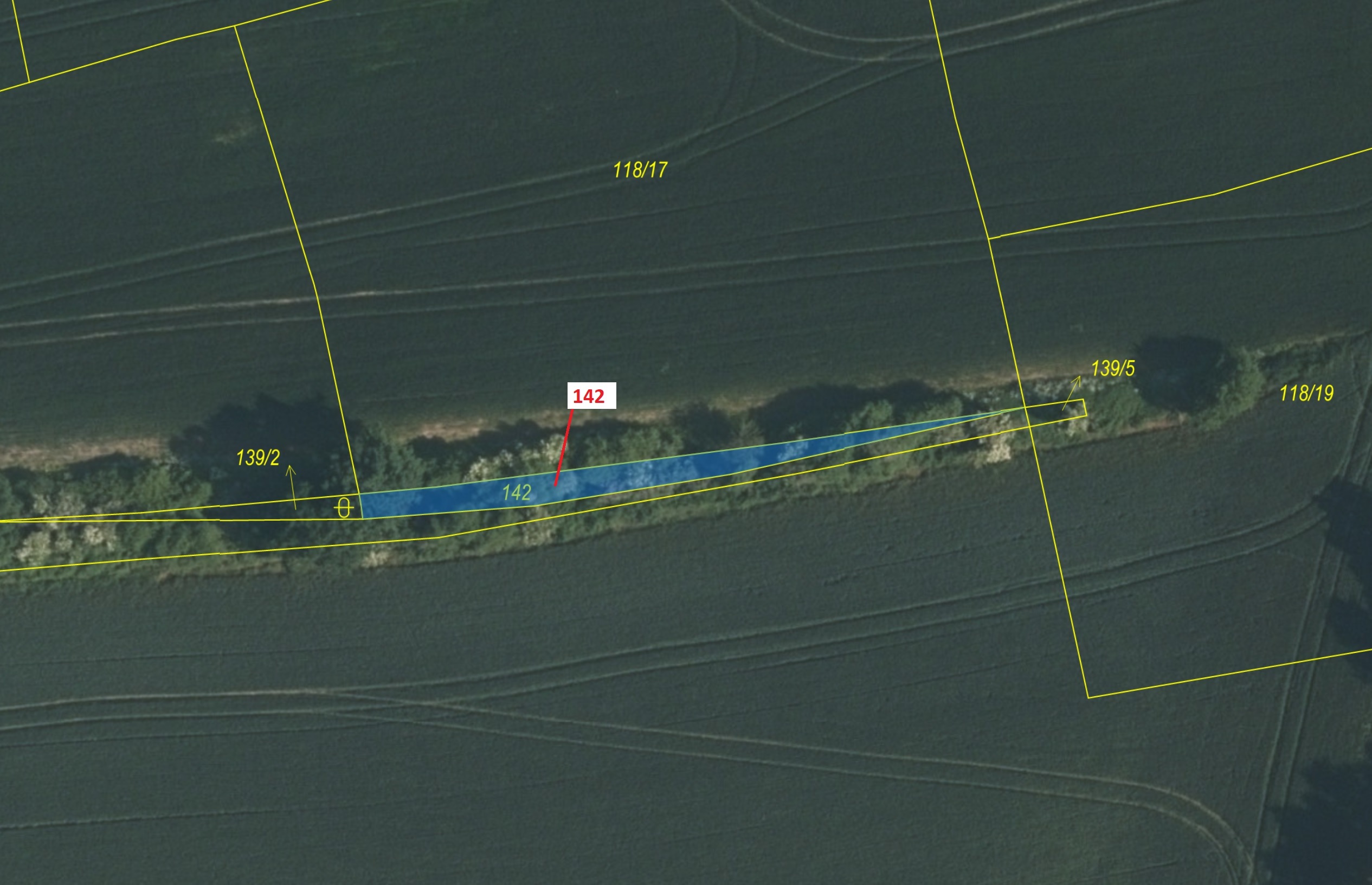 Ostatní plocha o výměře 145 m2, podíl 1/1, katastrální území Horní Nerestce, obec Nerestce, obec s r