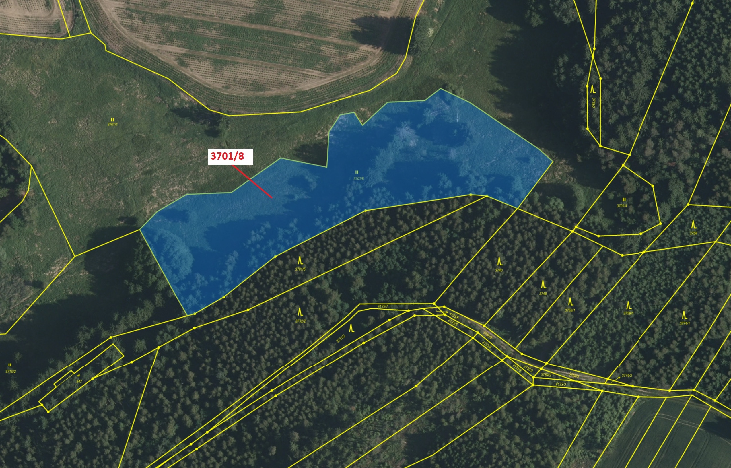 Trvalý travní porost o výměře 11 093 m2, podíl 1/1, katastrální území Strmilov, obec Strmilov, obec 