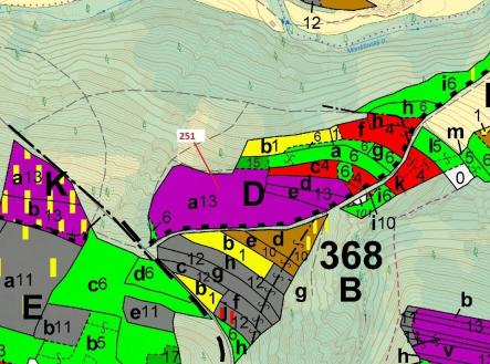 Prodej - pozemek, les, 25 680 m²