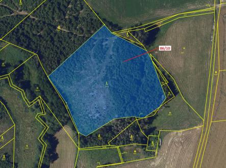 Prodej - pozemek, les, 12 727 m²