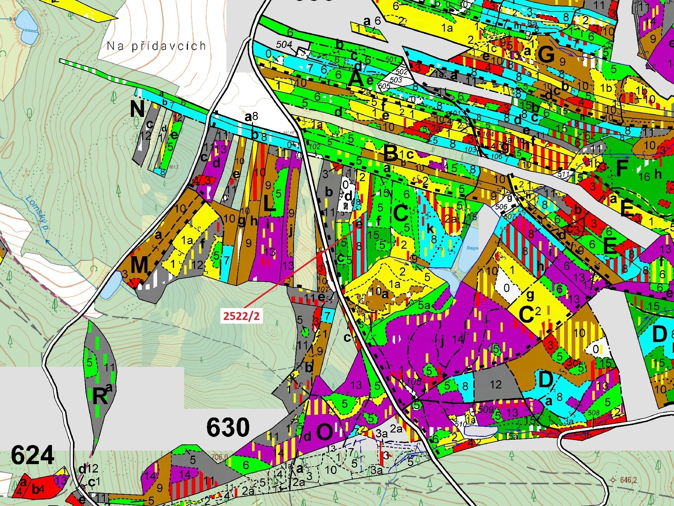 Lesní pozemek o výměře 8933 m2, podíl 1/1, katastrální území Kunžak, obec Kunžak, obec s rozšířenou 