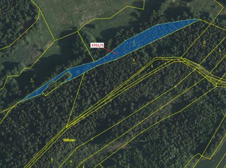 Prodej - pozemek, les, 3 866 m²
