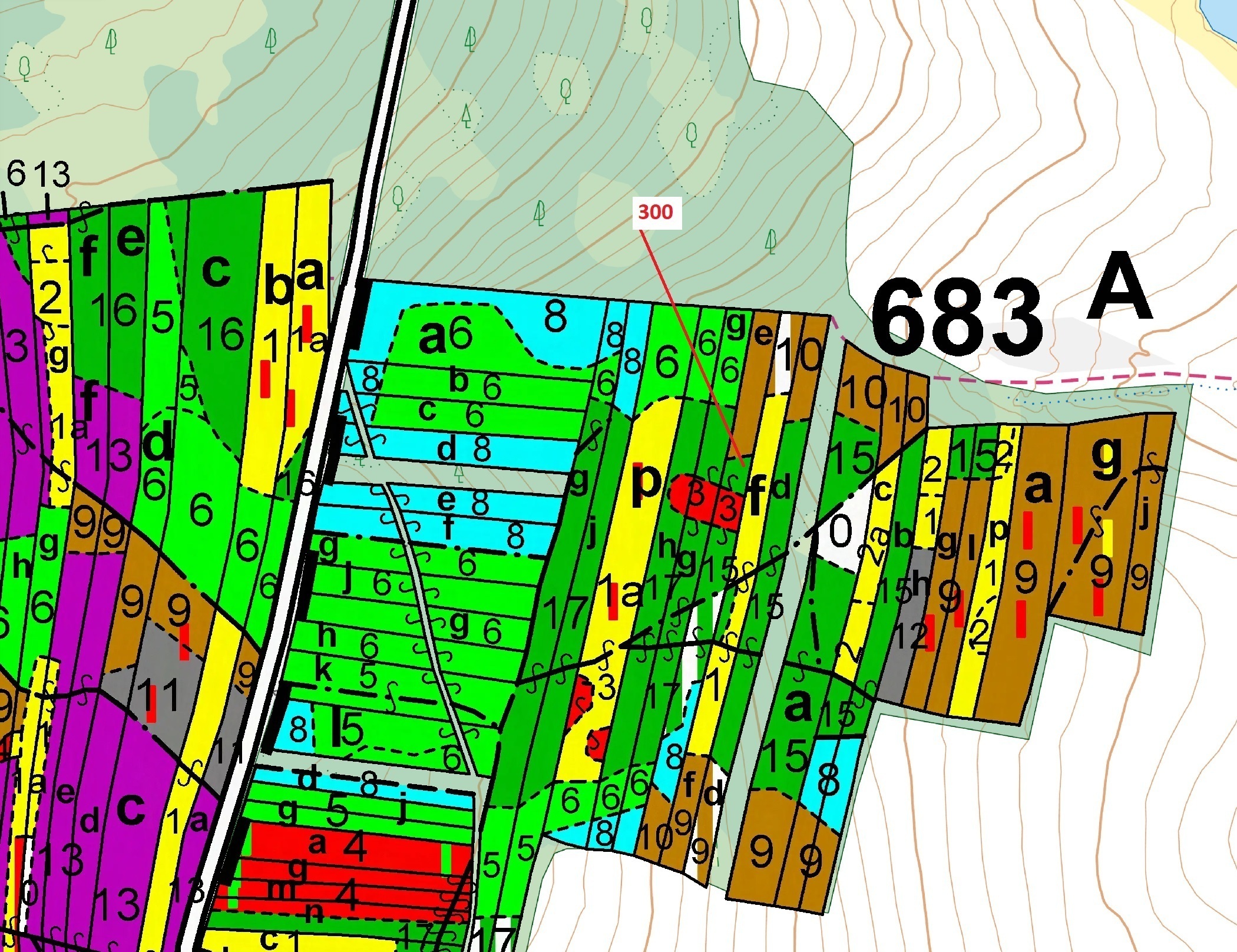 Lesní pozemek o výměře 5196 m2, podíl 1/1, katastrální území Mokrá u Soběslavi, obec Vesce, obec s r