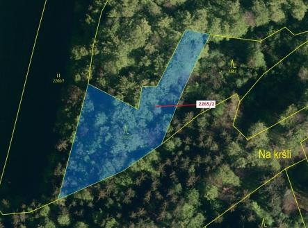 Prodej - pozemek, les, 2 225 m²