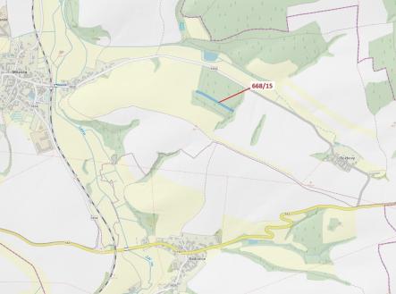 Prodej - pozemek, les, 4 689 m²