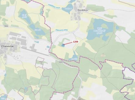 Prodej - pozemek, les, 3 718 m²