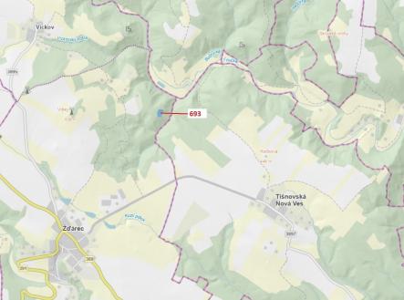 Prodej - pozemek, les, 2 813 m²