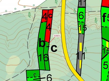 Prodej - pozemek, les, 1 988 m²