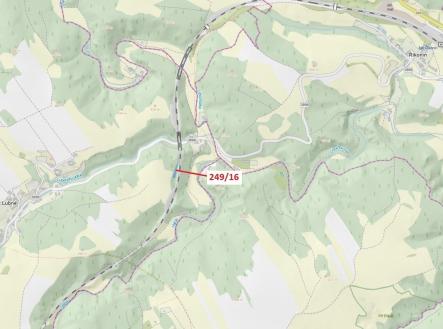 Prodej - pozemek, les, 802 m²