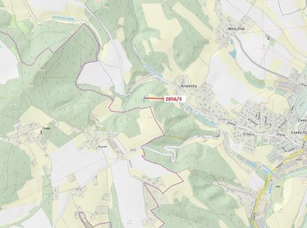 Prodej - pozemek, les, 448 m²