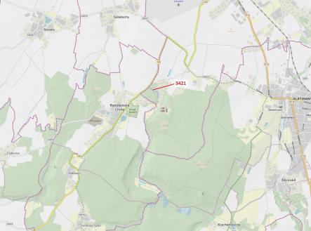 Prodej - pozemek, les, 1 417 m²