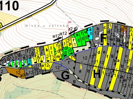 Prodej - pozemek, les, 2 054 m²