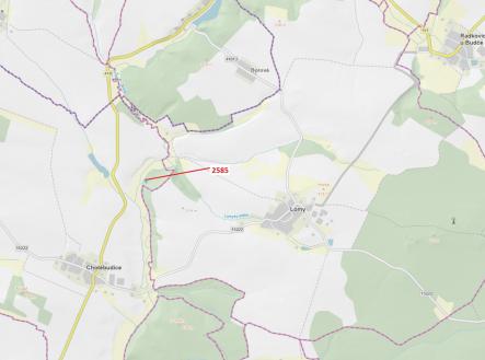 Prodej - pozemek, les, 774 m²