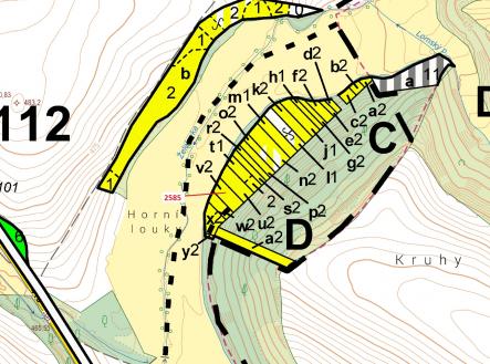 Prodej - pozemek, les, 774 m²