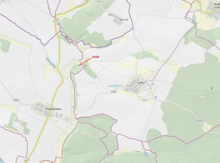 Prodej - pozemek, les, 155 m²