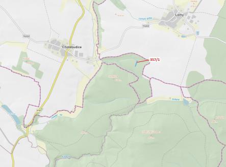 Prodej - pozemek, les, 1 670 m²