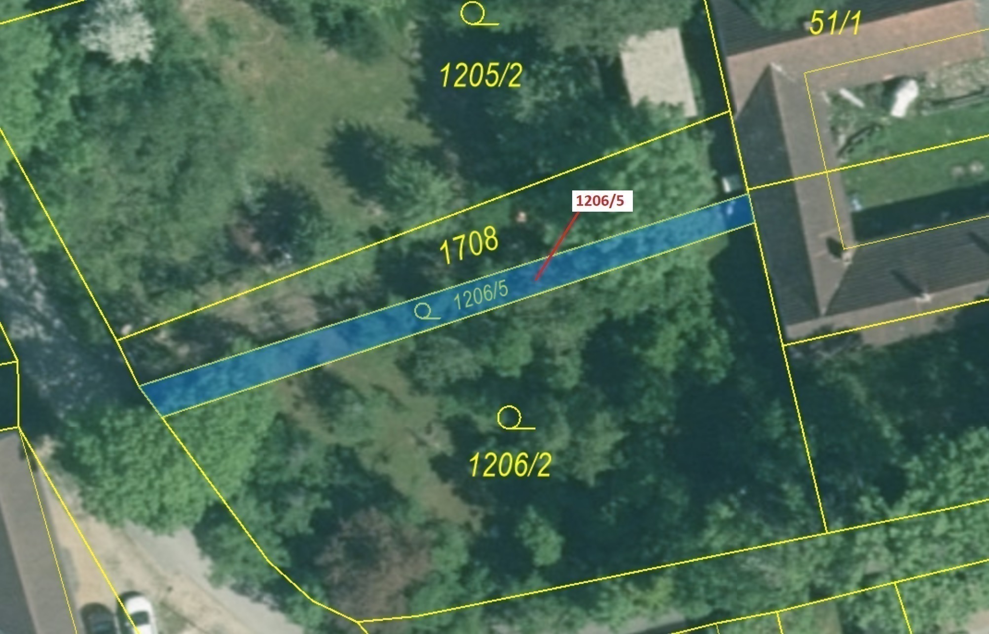 Zahrada o výměře 95 m2, podíl 1/1, katastrální území Jílovice u Trhových Svinů, obec Jílovice, obec 