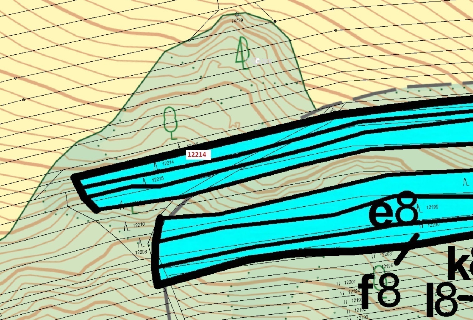 Lesní pozemek o výměře 597 m2, podíl 1/1, katastrální území Strání, obec Strání, obec s rozšířenou p
