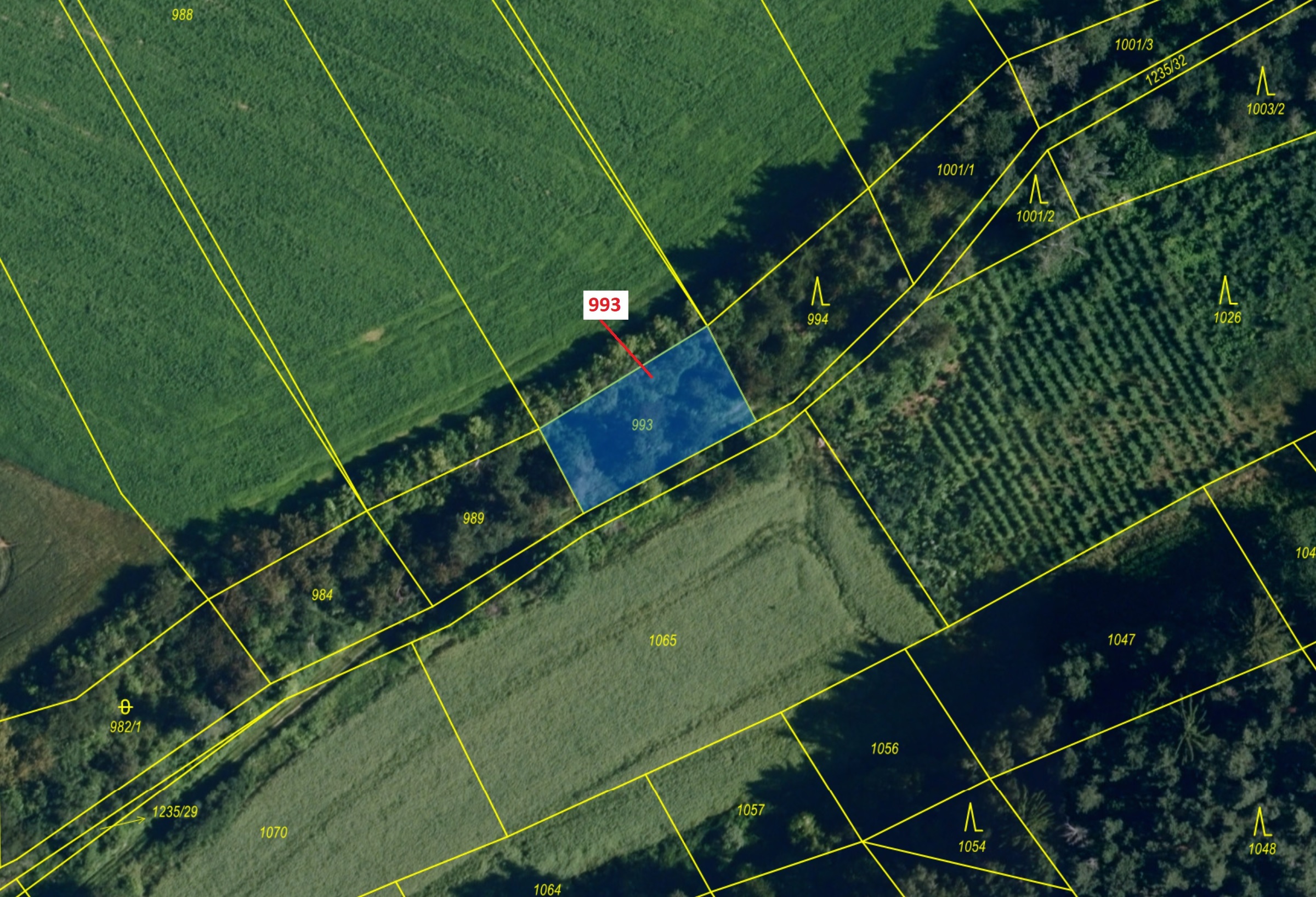 Ostatní plocha o výměře 432 m2, podíl 1/1, katastrální území Březí u Osové Bítýšky, obec Březí, obec