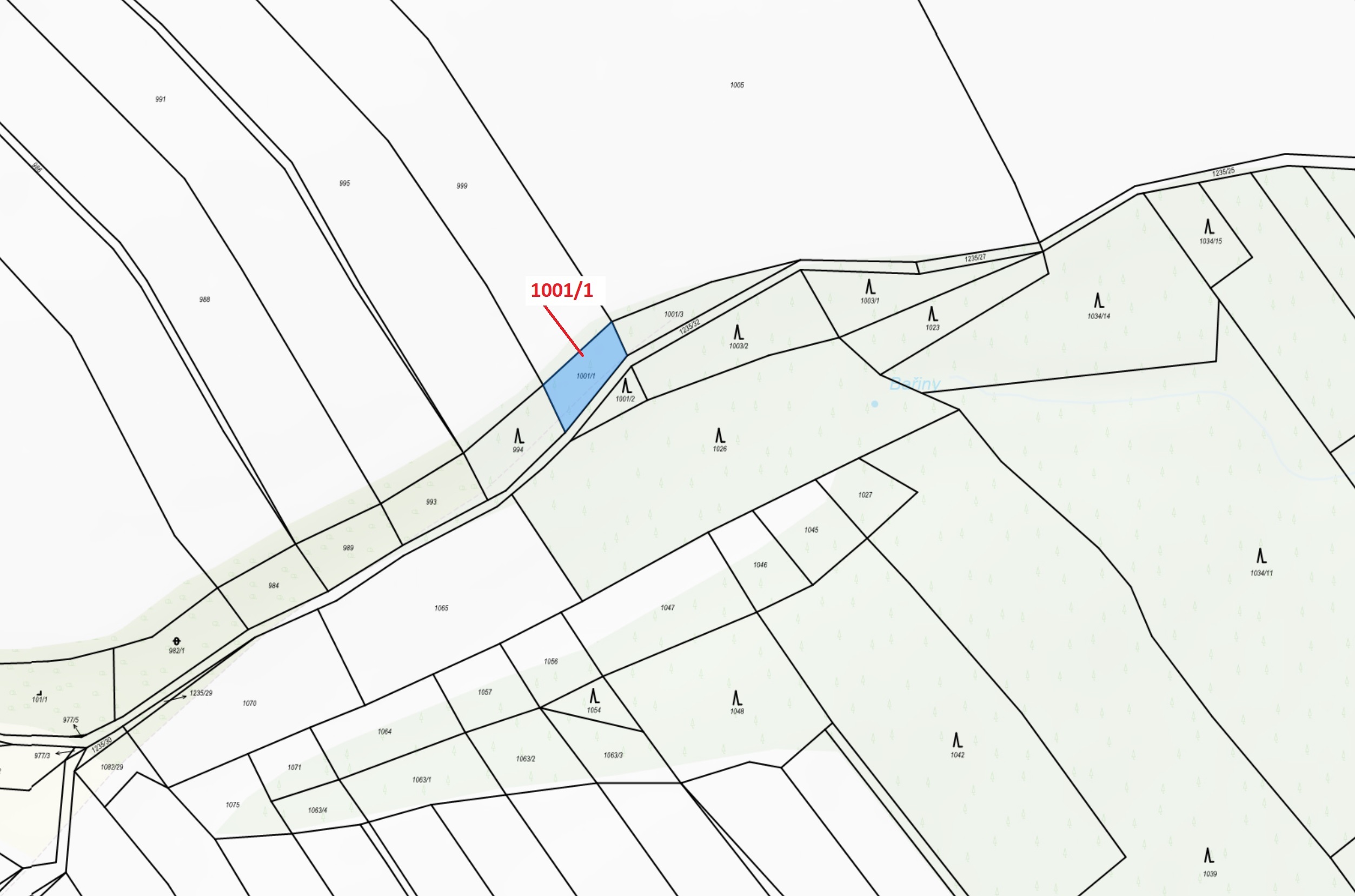 Ostatní plocha o výměře 346 m2, podíl 1/1, katastrální území Březí u Osové Bítýšky, obec Březí, obec