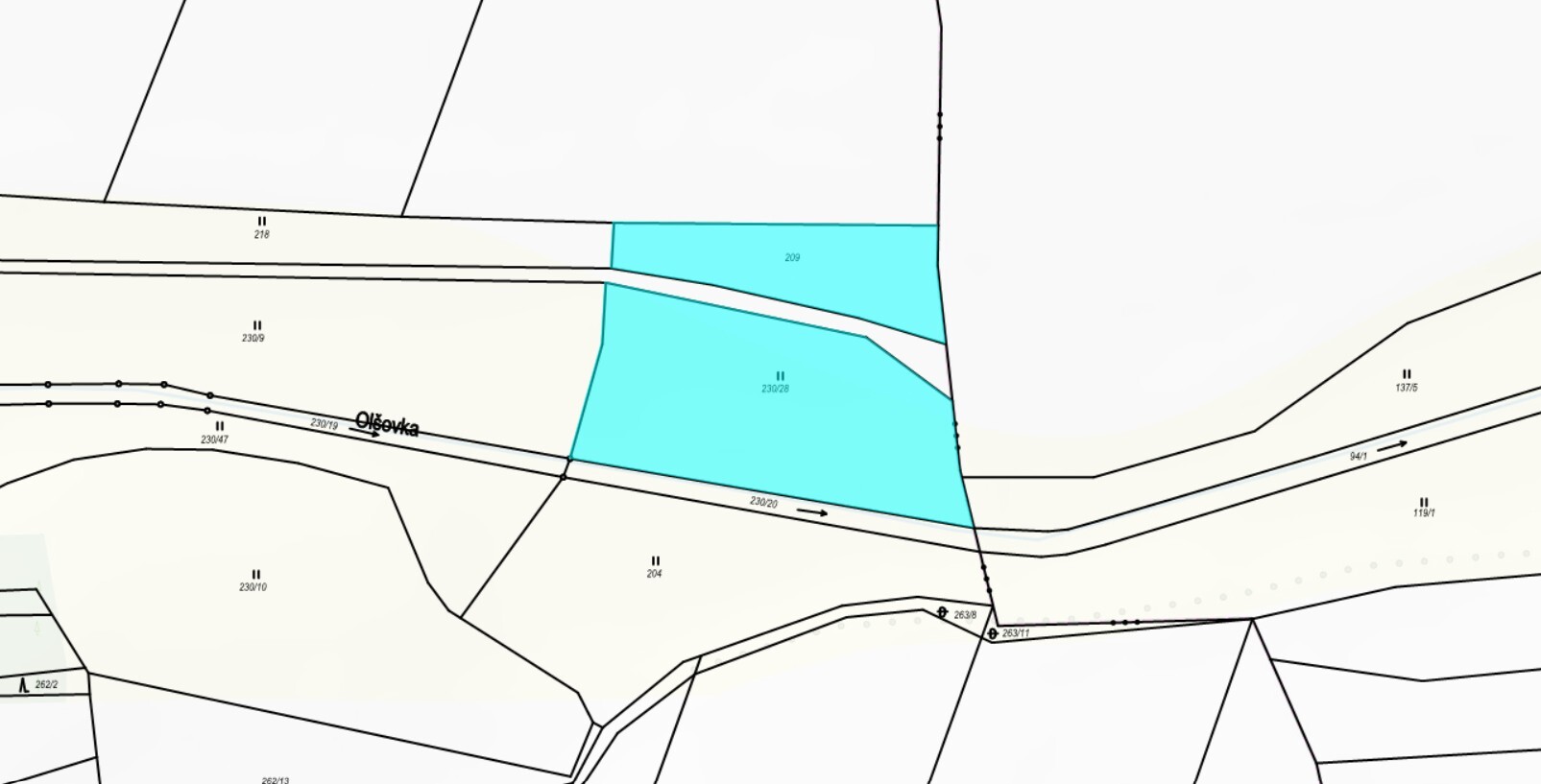 id. 1/8 pozemků v k.ú. Chlum u Hradce Králové, obec Všestary
