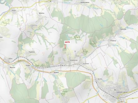 Prodej - pozemek, les, 782 m²
