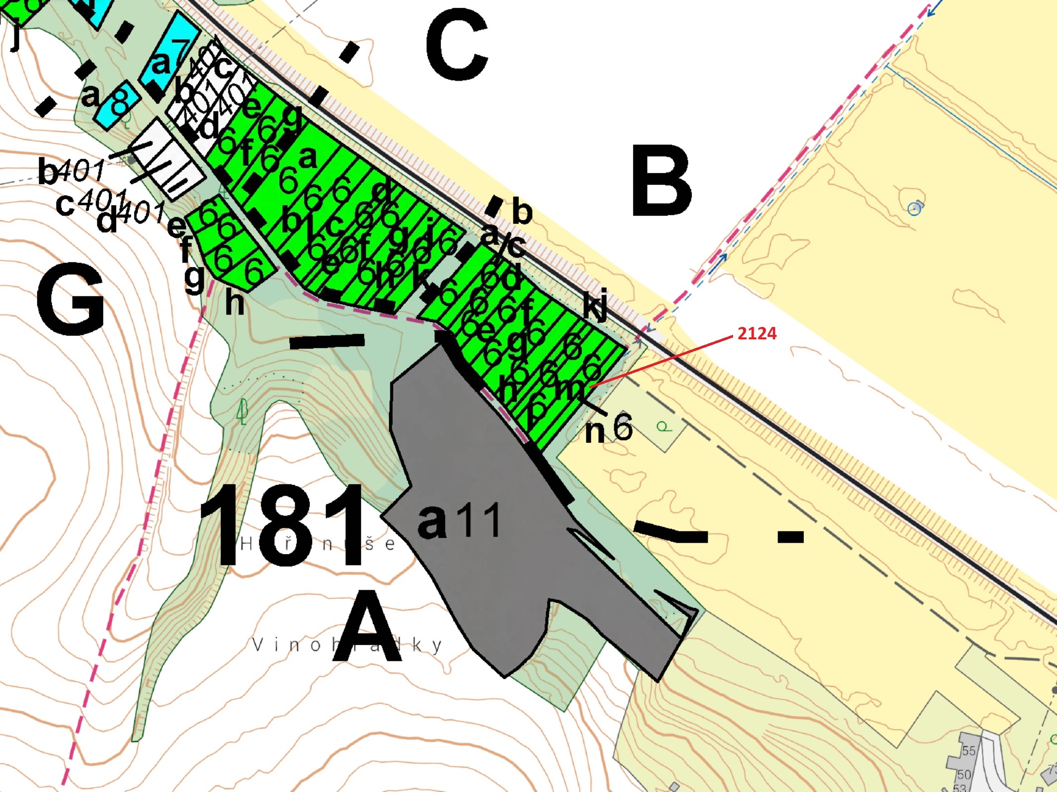 Lesní pozemek o výměře 380 m2, podíl 1/1, katastrální území Bezměrov, obec Bezměrov, obec s rozšířen
