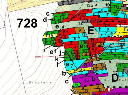 Prodej - pozemek, les, 2 070 m²