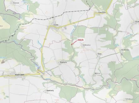 Prodej - pozemek, les, 9 m²