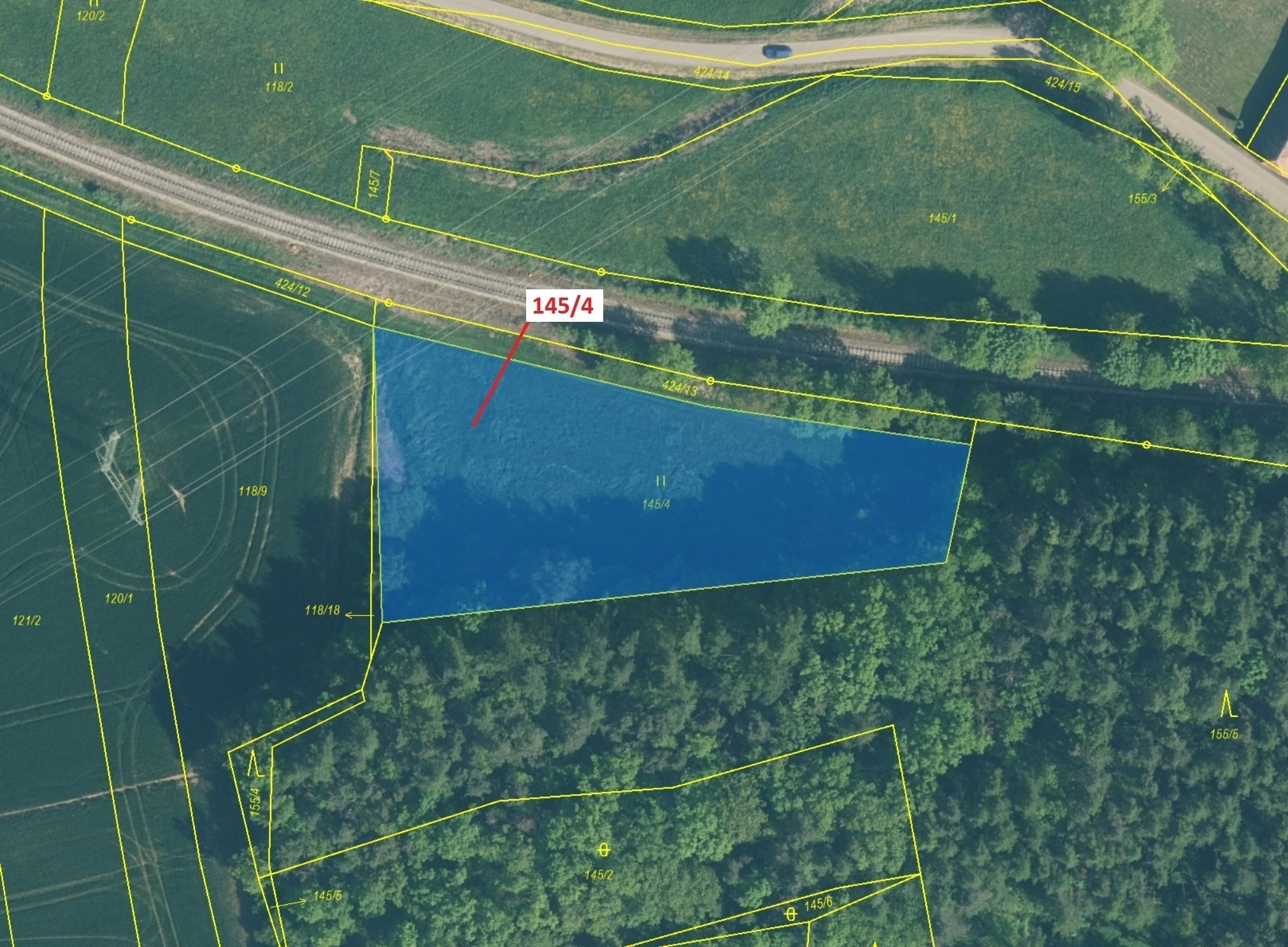 Trvalý travní porost o výměře 2865 m2, podíl 1/1, katastrální území Horní Nerestce, obec Nerestce, o
