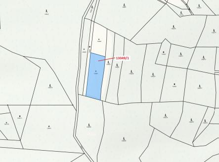 Prodej - pozemek, trvalý travní porost, 1 868 m²