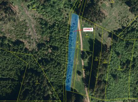 Prodej - pozemek, trvalý travní porost, 1 344 m²