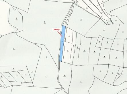 Prodej - pozemek, trvalý travní porost, 1 344 m²