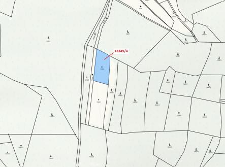 Prodej - pozemek, trvalý travní porost, 1 222 m²